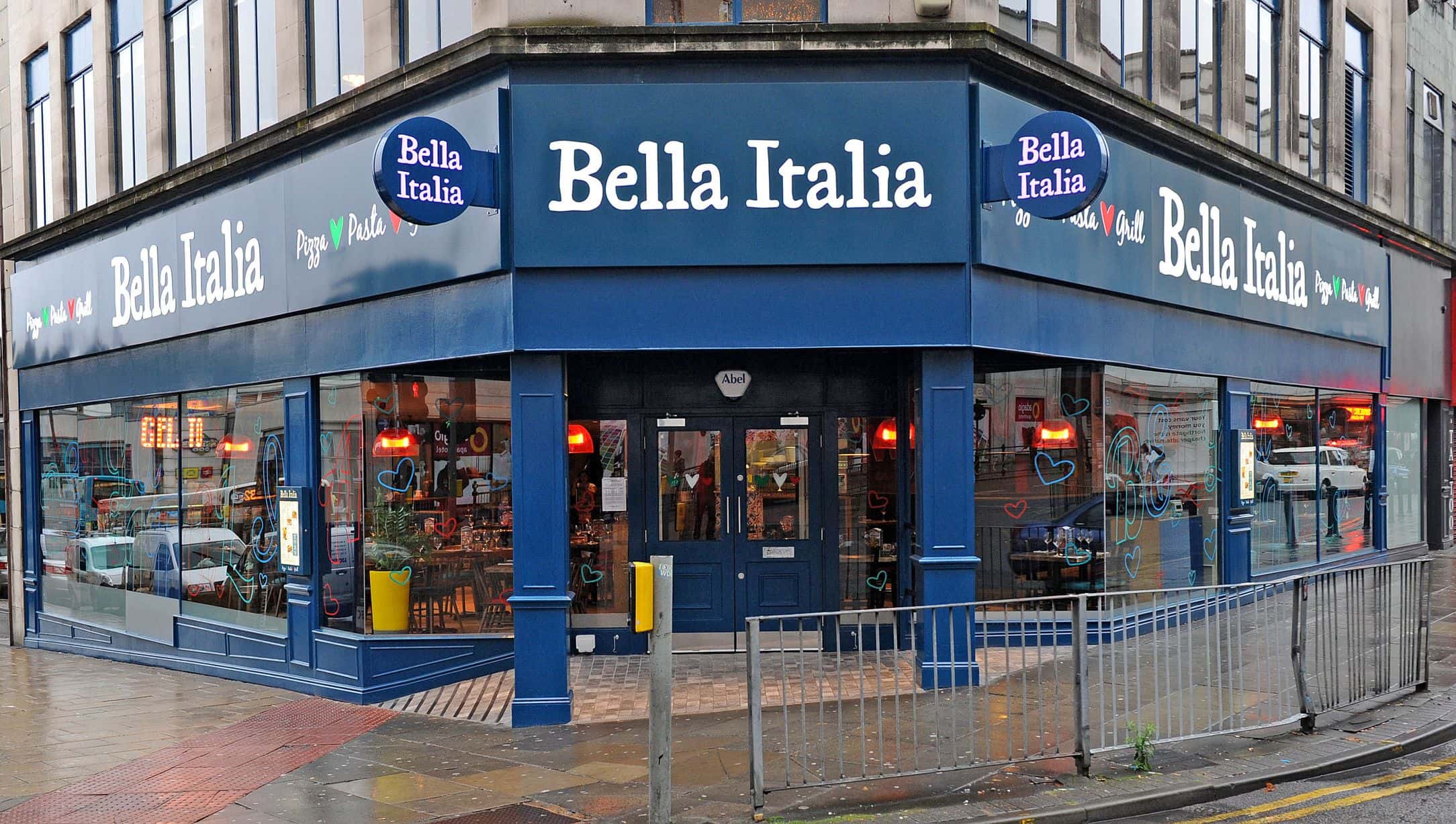 Bella Italia Liverpool for hire